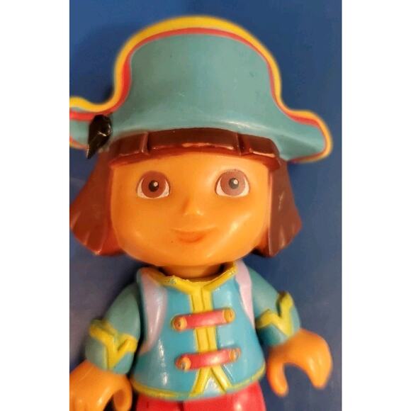 3.25 In Pirate Dora The Explorer Mega Bloks Replacement Figure Collectible Flaws - Picture 11 of 15